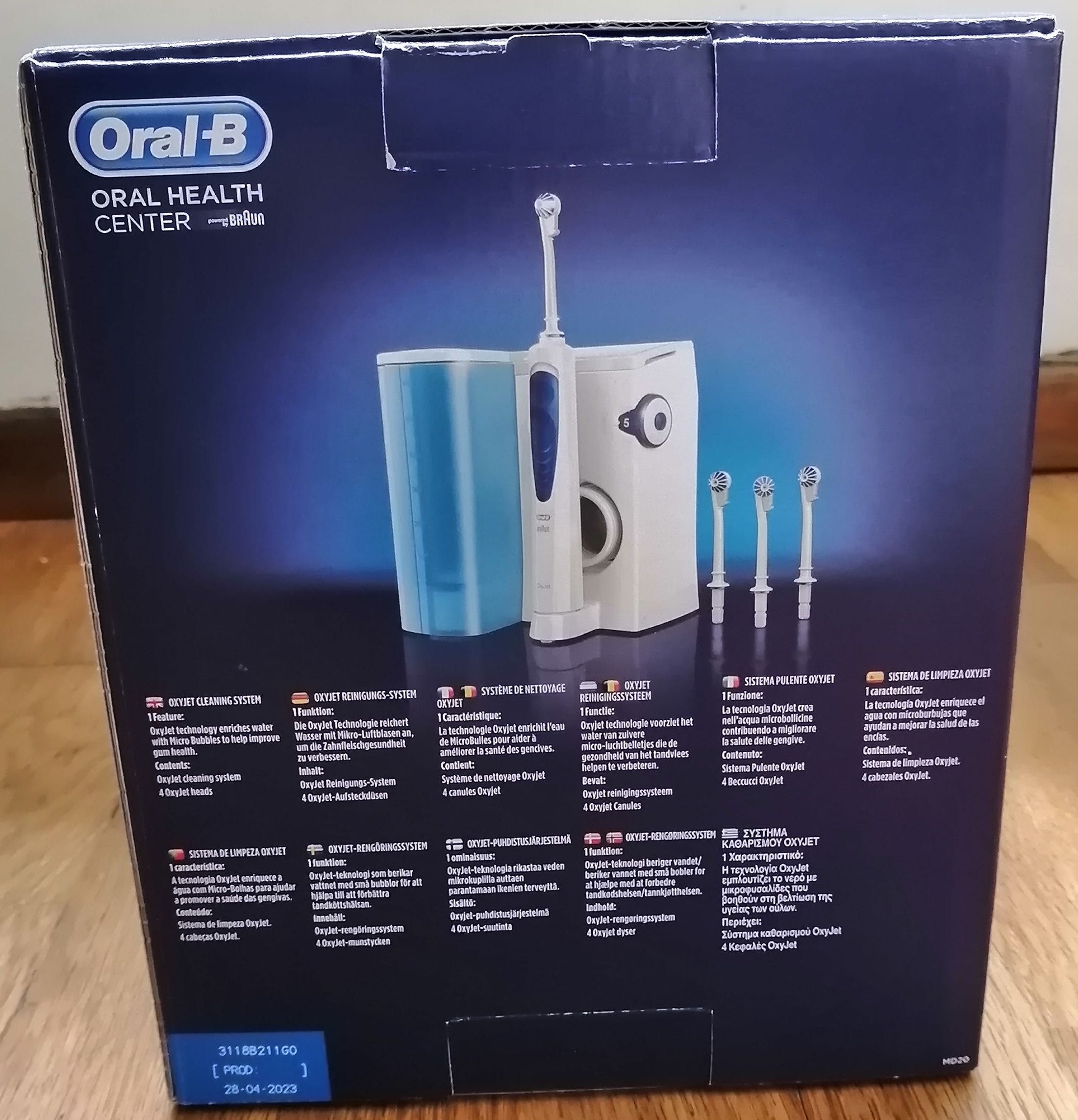 Irrigador ORAL-B OxyJet- novo, 3 anos de garantia