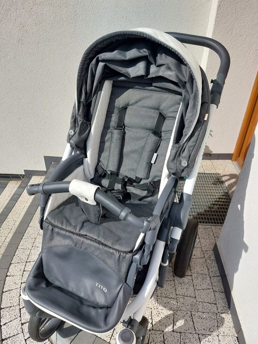 Wózek głęboki plus spacerówka Bebetto Tito