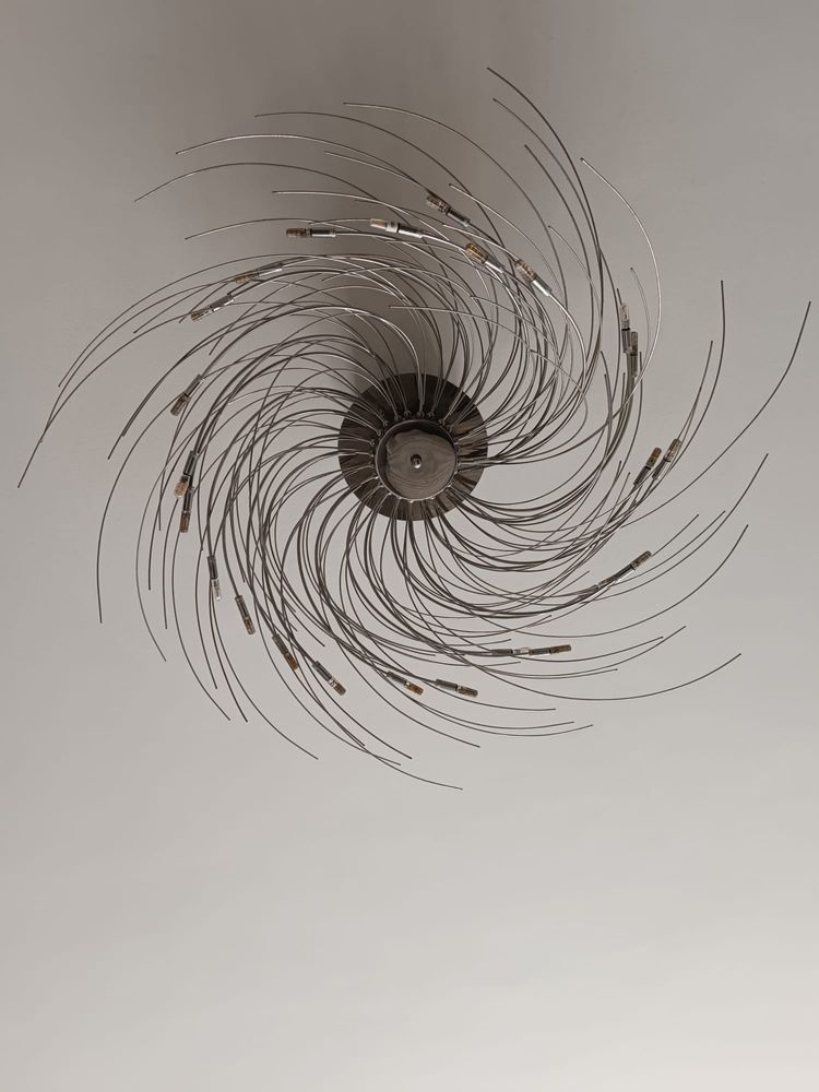 Candeeiro de teto GALAXY moderno em espiral