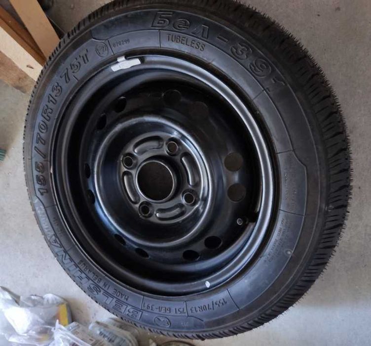 Запаска 155/70/R13 + Диск - на Деу Матіз або Chery QQ
