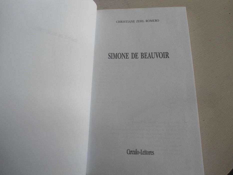Simone de Beauvoir por Christiane Zehl Romero