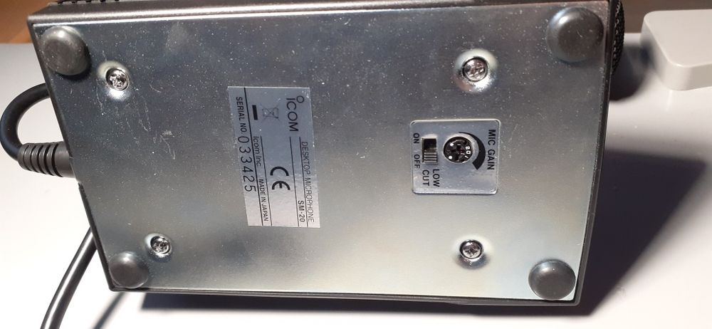 Icom desktop microphone sm-20, мікрофон