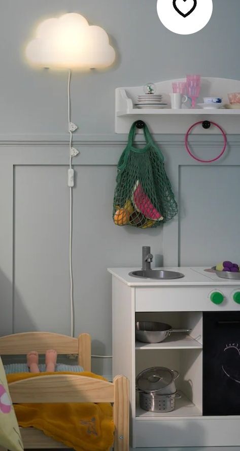 Lampa ścienna chmurka biała ikea