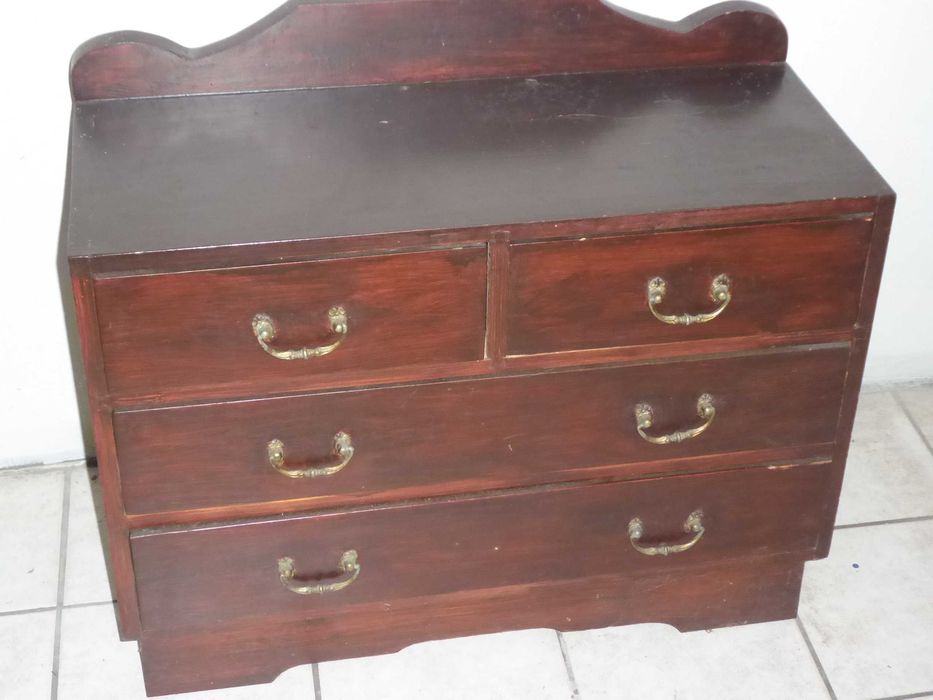 KOMODA Drewniana Rzemieślnicza od stolarza pocz. lat 80ych, Wroc