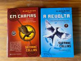 Livros Hunger Games / Os Jogos da Fome, 1 e 2