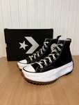 Converse Run Star Hike 38.5 Czarne Wysokie 24cm Platform Trampki