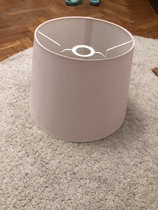 Abażur do lampy jasno różowy