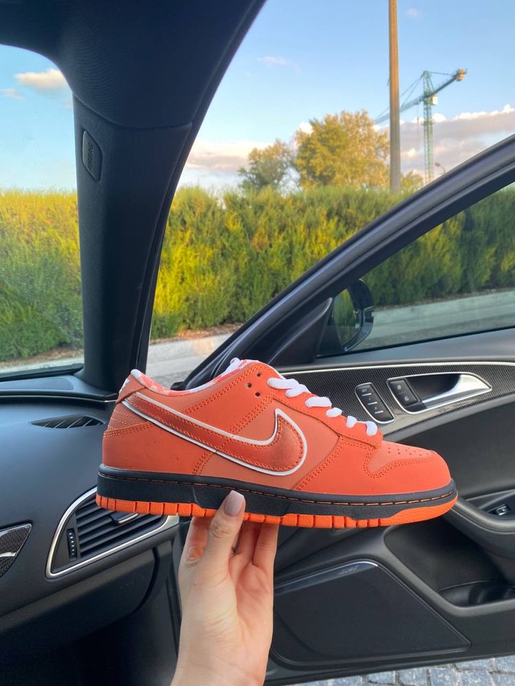 (БЕЗ ПЕРЕДОПЛАТИ) nike sb dunk low green purple orange lobster