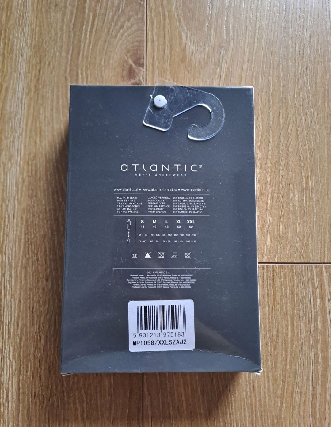 Slipy męskie Atlantic SPORT, rozmiar XXL, 2PACK