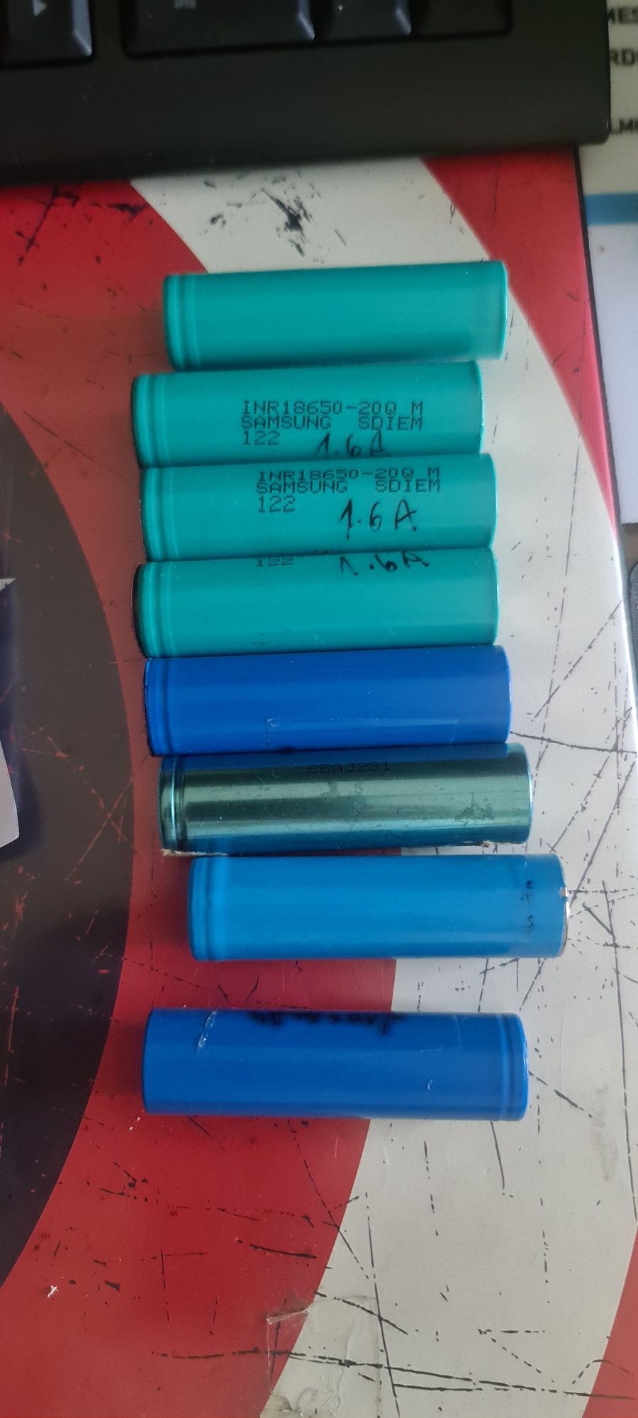 Pilhas 18650 varias