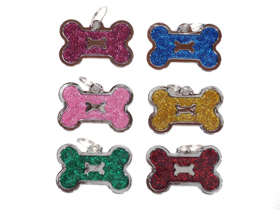 Zawieszka Do Obroży Kość Różne Kolory