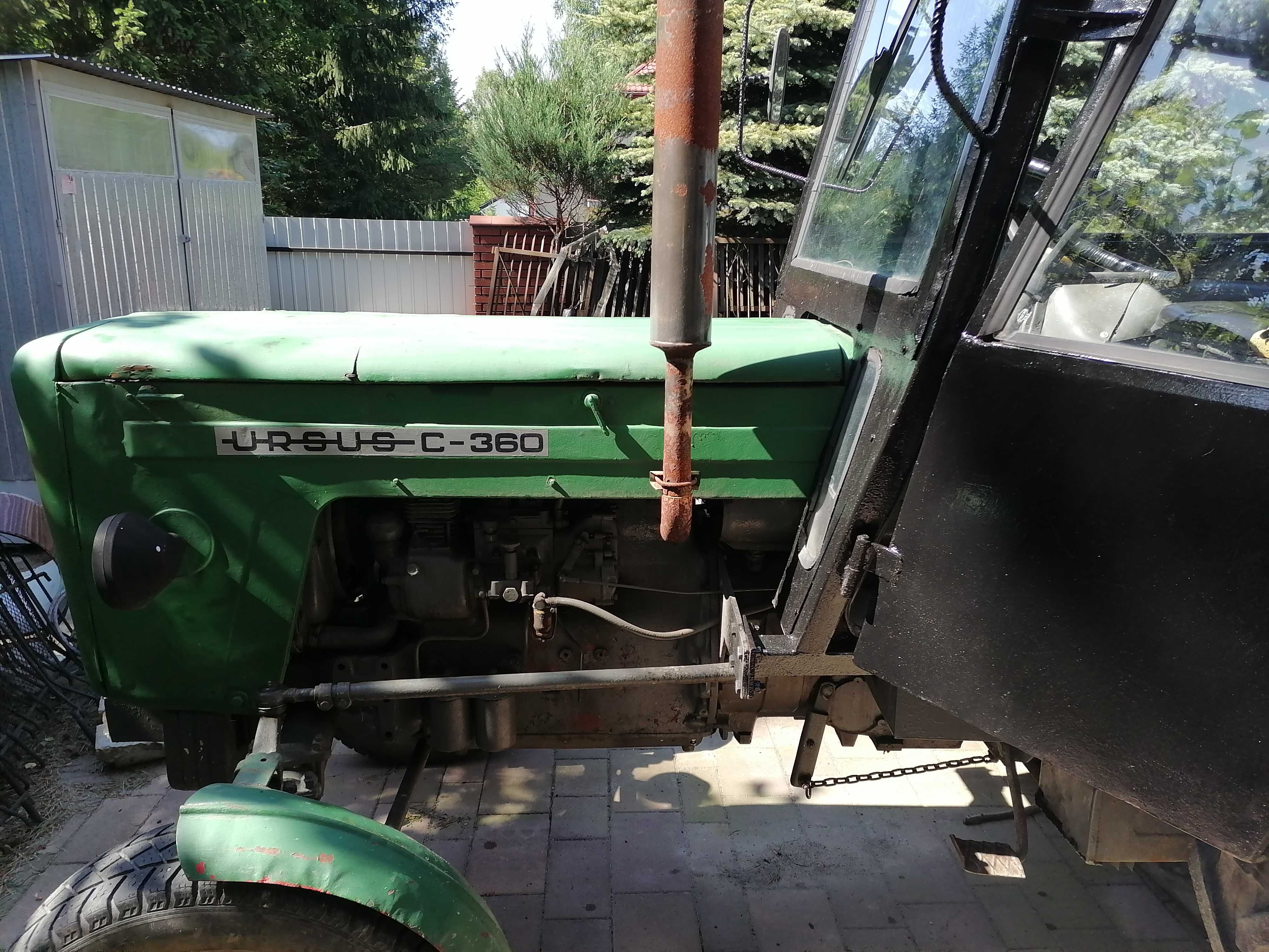 Ursus C-360 gotowy do pracy