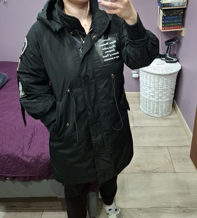 Kurtka zimowa z aplikacjami