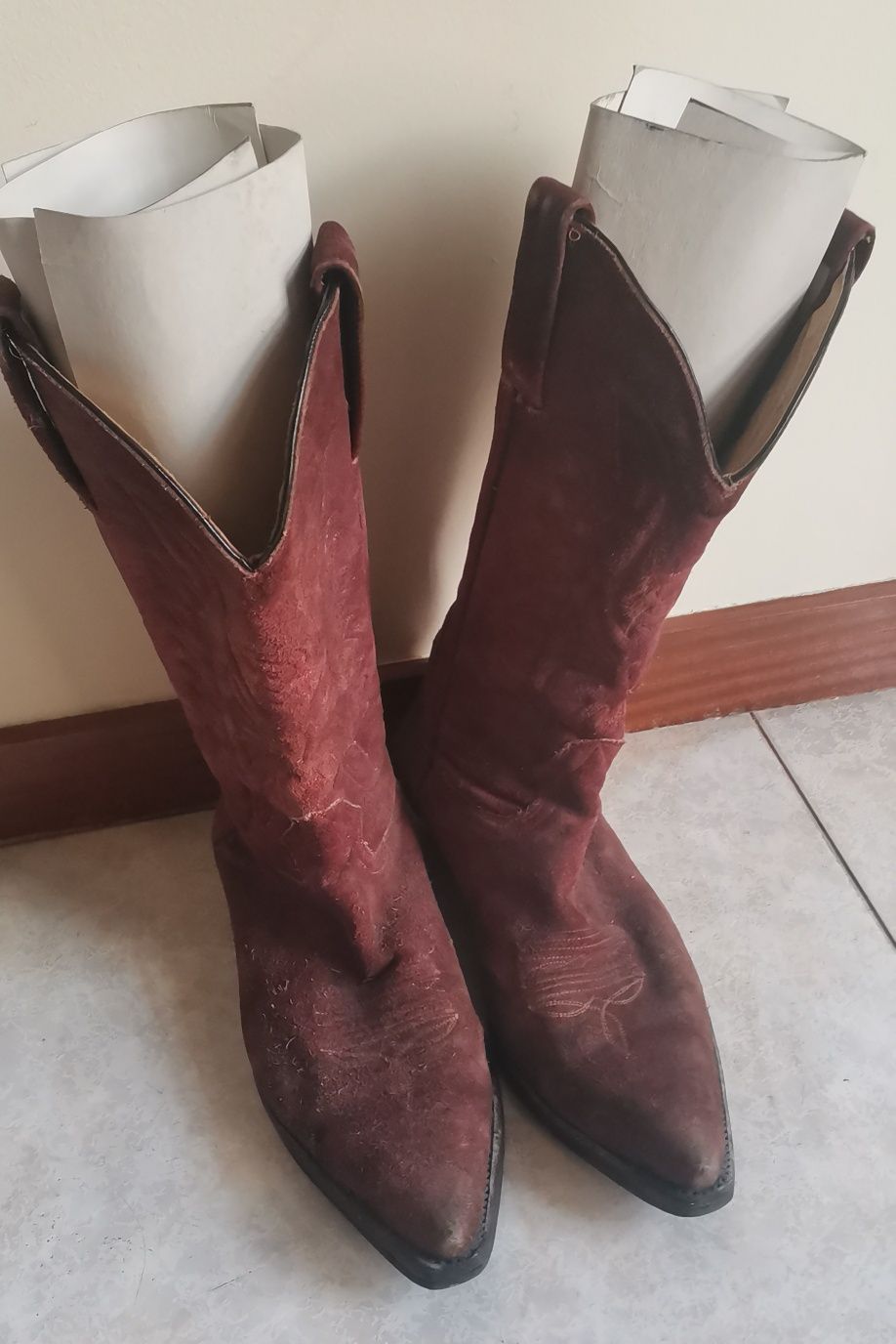 Botas Texanas vintage tam 42