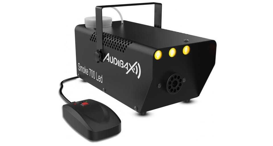 Maquina de fumo 700W c/Leds, nova