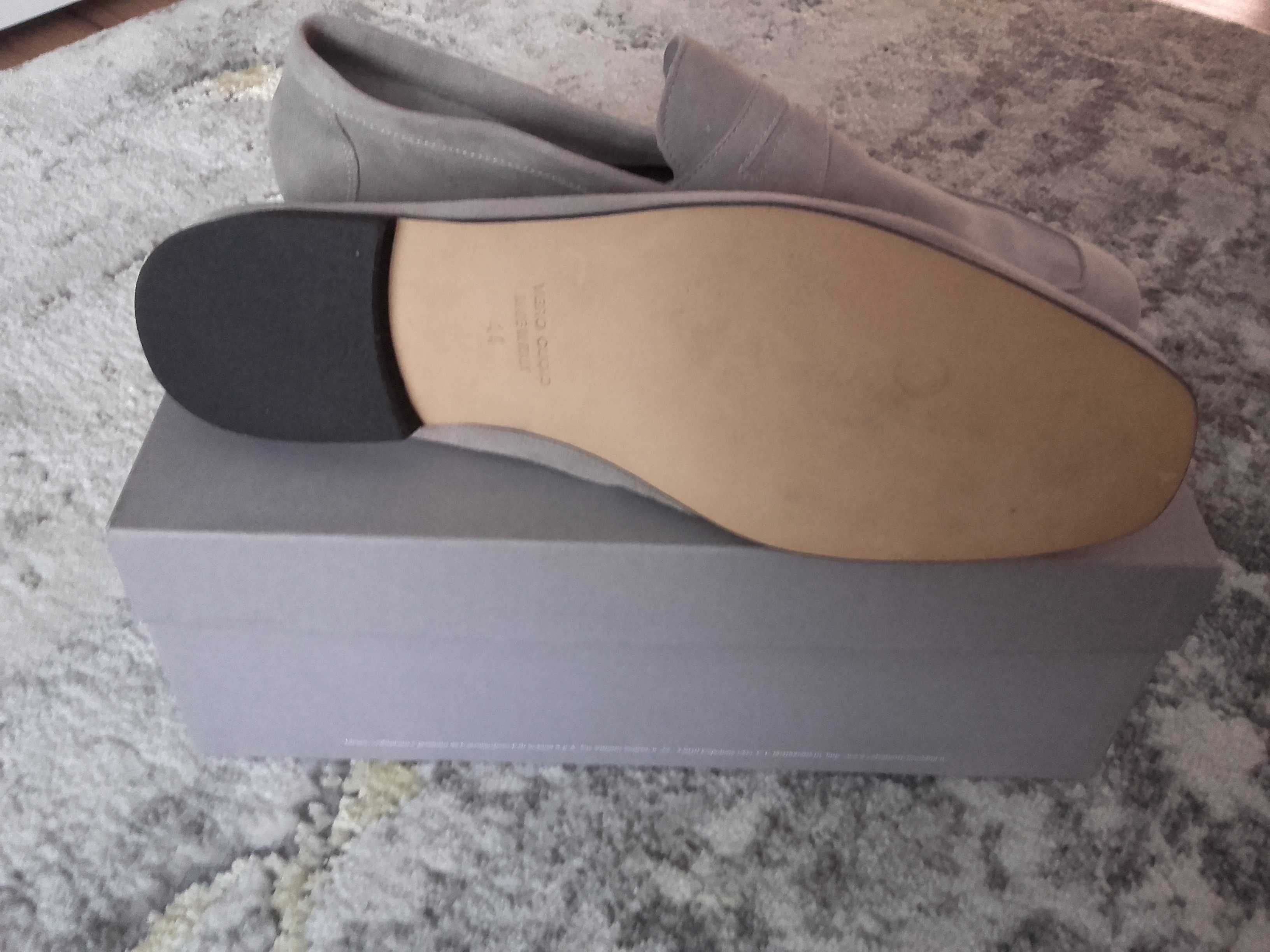 Buty skórzane mokasyny