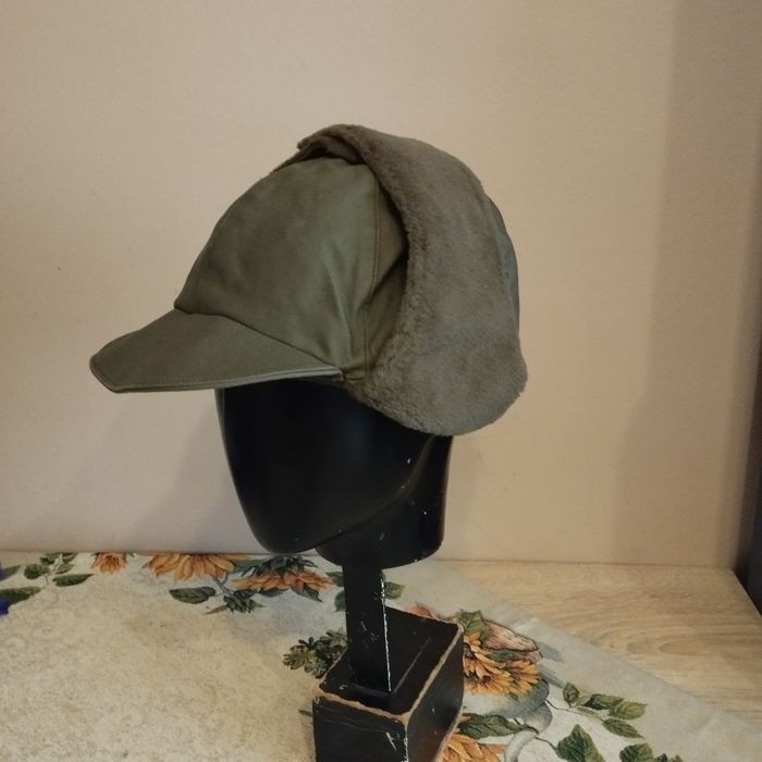 Nowa czapka pilotka khaki ocieplana