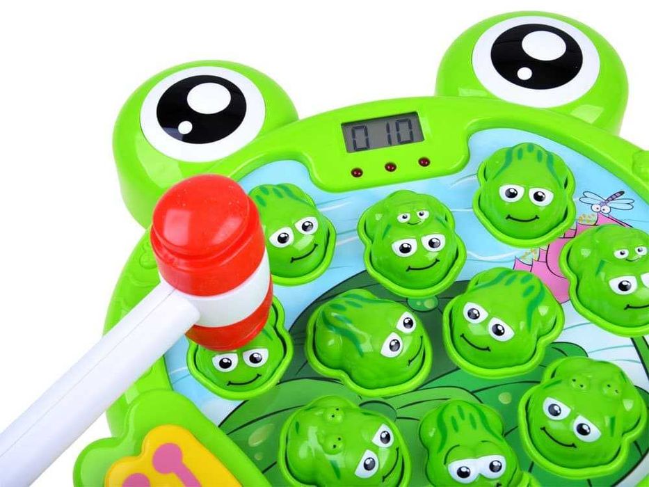 Super Frog Game Zabawki dla maluchów - 2 młotki Interaktywne zabawna