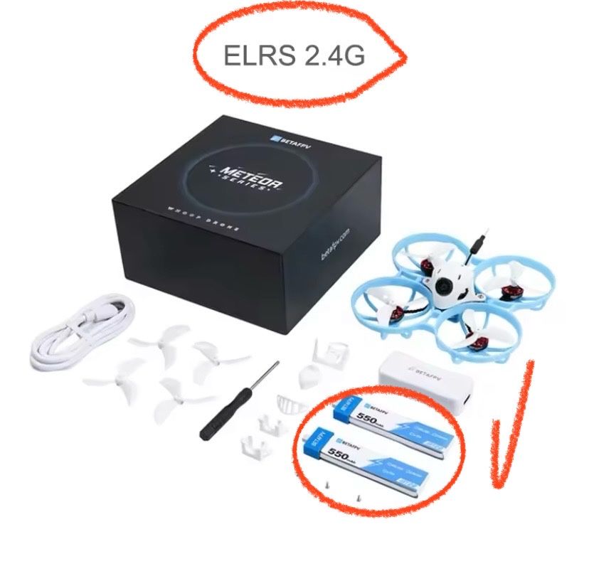 Квадрокоптер BETAFPV Meteor75 Pro 2025 new