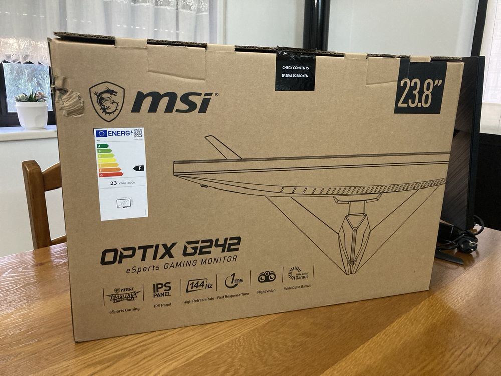 Monitor MSI Optix G242 23.8”