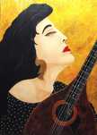 Pintura 
Acrílico sobre tela 
0,60 x 0,70 cm
Amalia /fado
