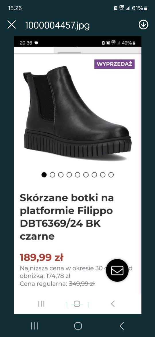 Buty zimowe damskie Filippo