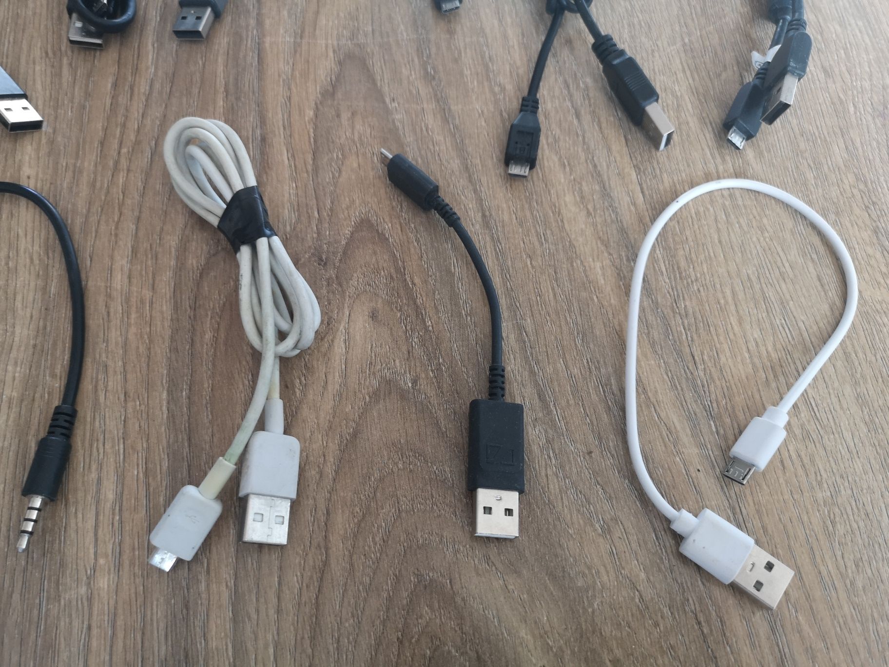 Kable USB różne końcówki