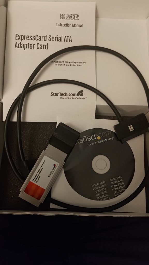 Karta rozszerzeń do laptopa Startech eSATA ExpressCard 6Gbps Kontroler
