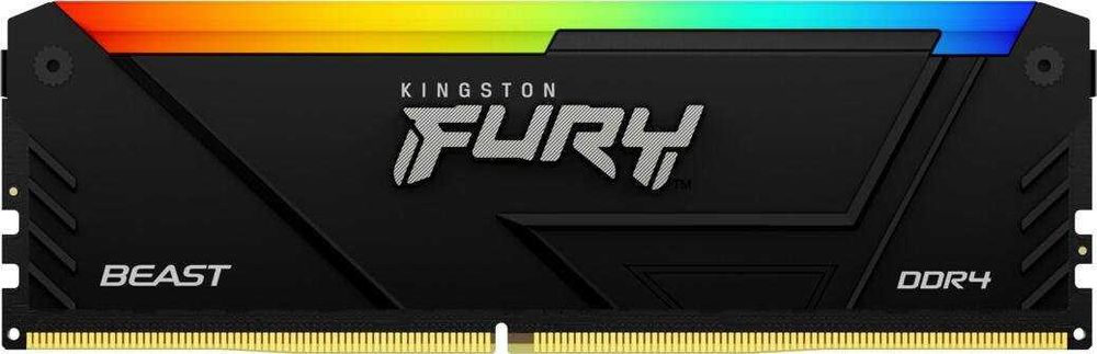 Пам'ять Kingston DDR4 32GB 3600 FURY Beast RGB (KF436C18BB2A/32)