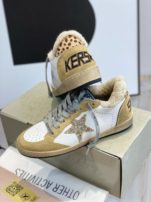 Кеди Golden Goose утеплені з хутром розміри 36,37,38,40,41