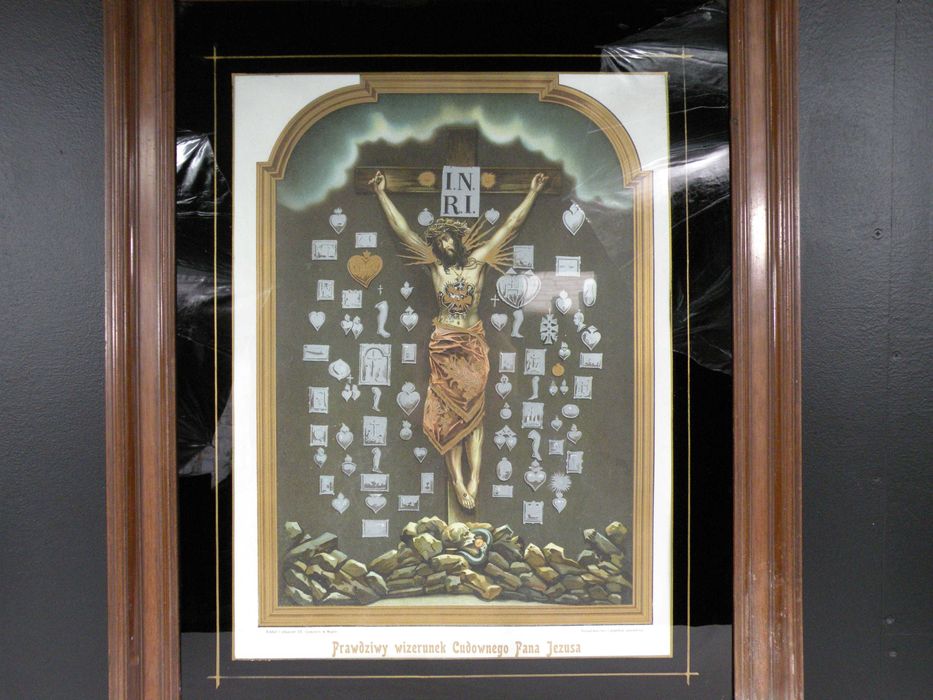 Oleodruk obraz Pan Jezus na Krzyżu kościół Cystersów w Mogile Kraków