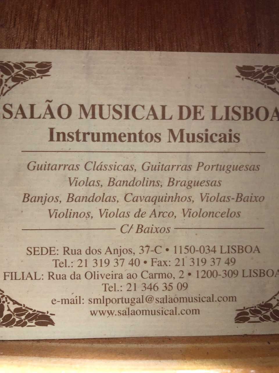 Guitarra usada marca Salão Musical de Lisboa