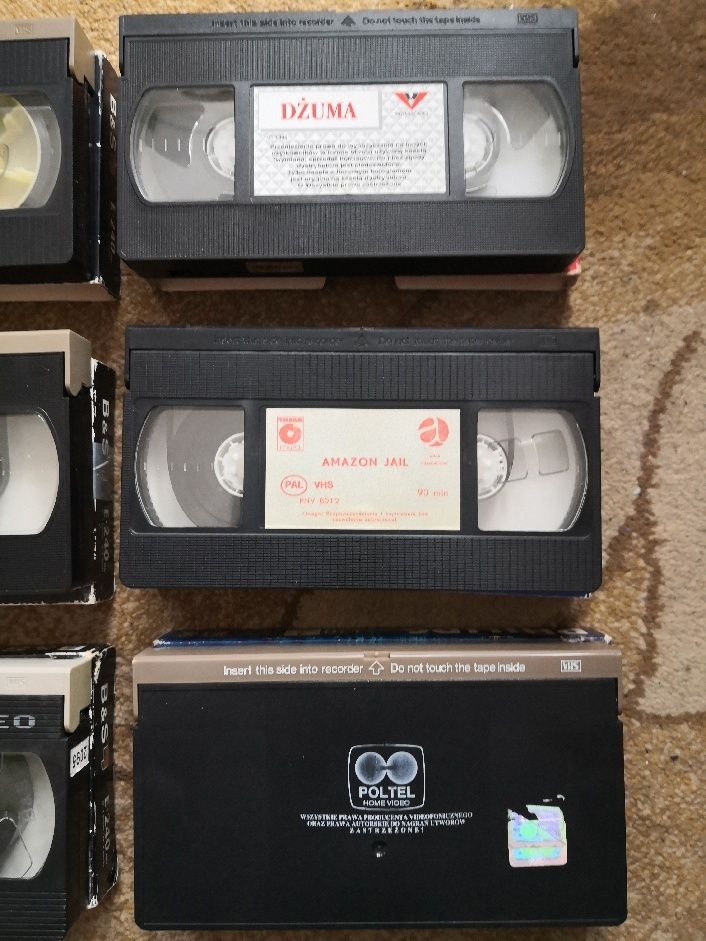 Sprzedam zestaw 6 oryginalnych kaset VHS