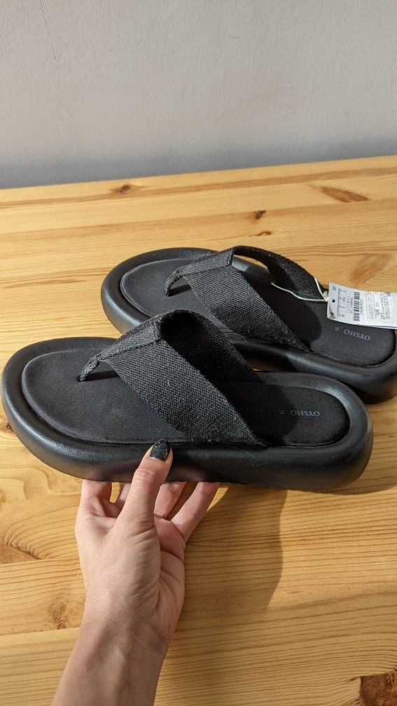 OYSHO шльопанці, flip flops, капці, тапочки, в'єтнамки, сланці 39 р