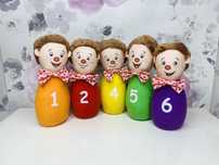 Pluszowe, kolorowe kręgle Something Special: Mr Tumble's