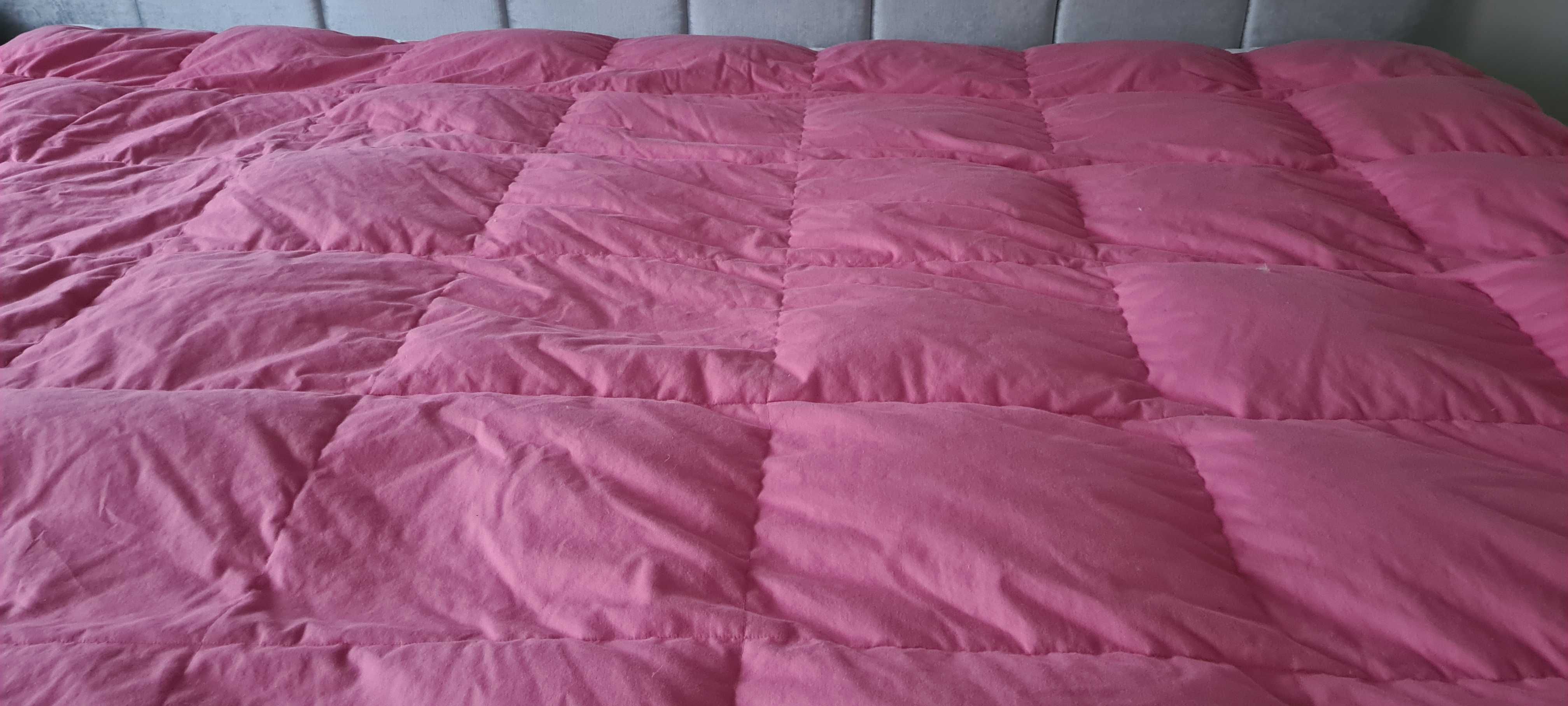 Komplet koldra puch pierze 200x220 cm i poduszka puch pierze 70x80 cm