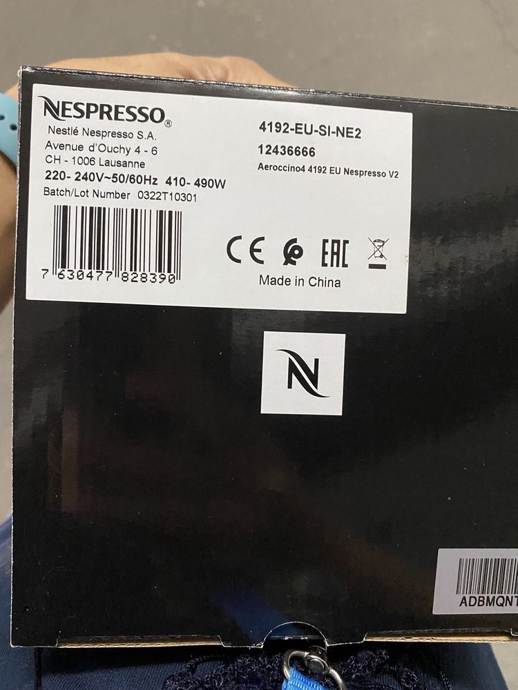 Aeroccino 4 Nespresso NOVO