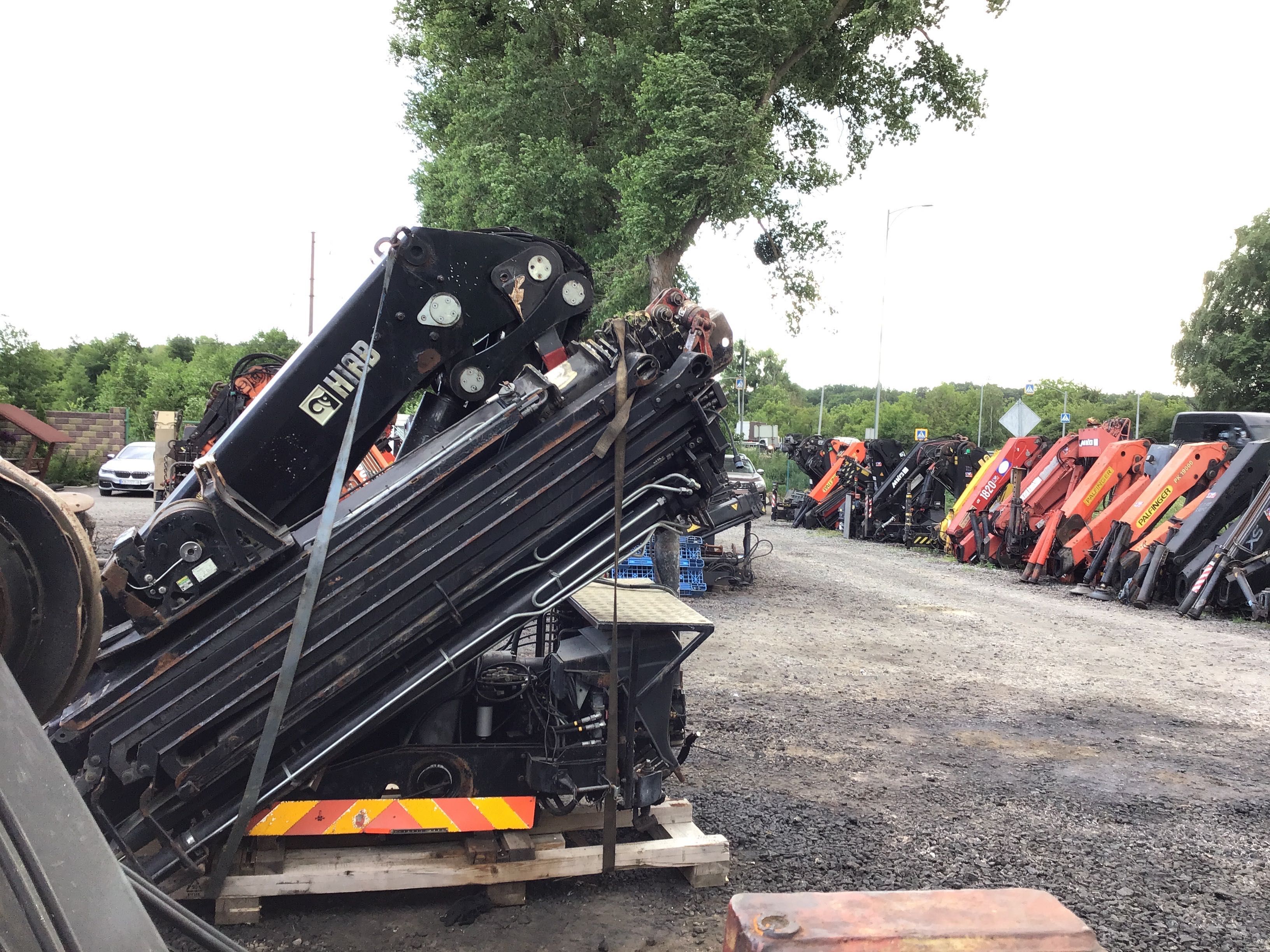 Кран манипулятор HIAB 377 7 висувів Радіо керування