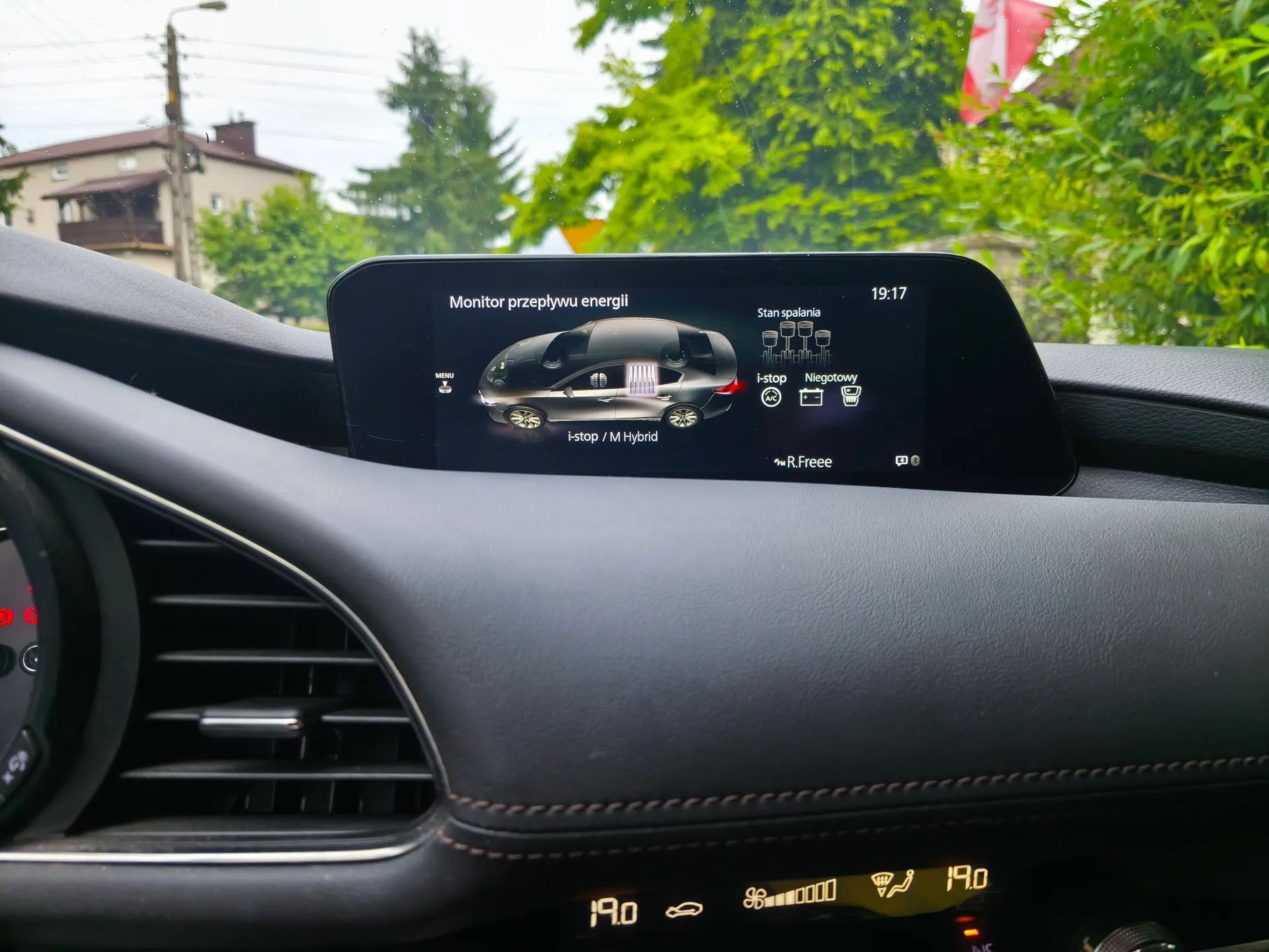 Mazda 3 MAZDA 3 Automat 2.0 M-Hybrid Led Radary Kamera Biała Perła Head-up