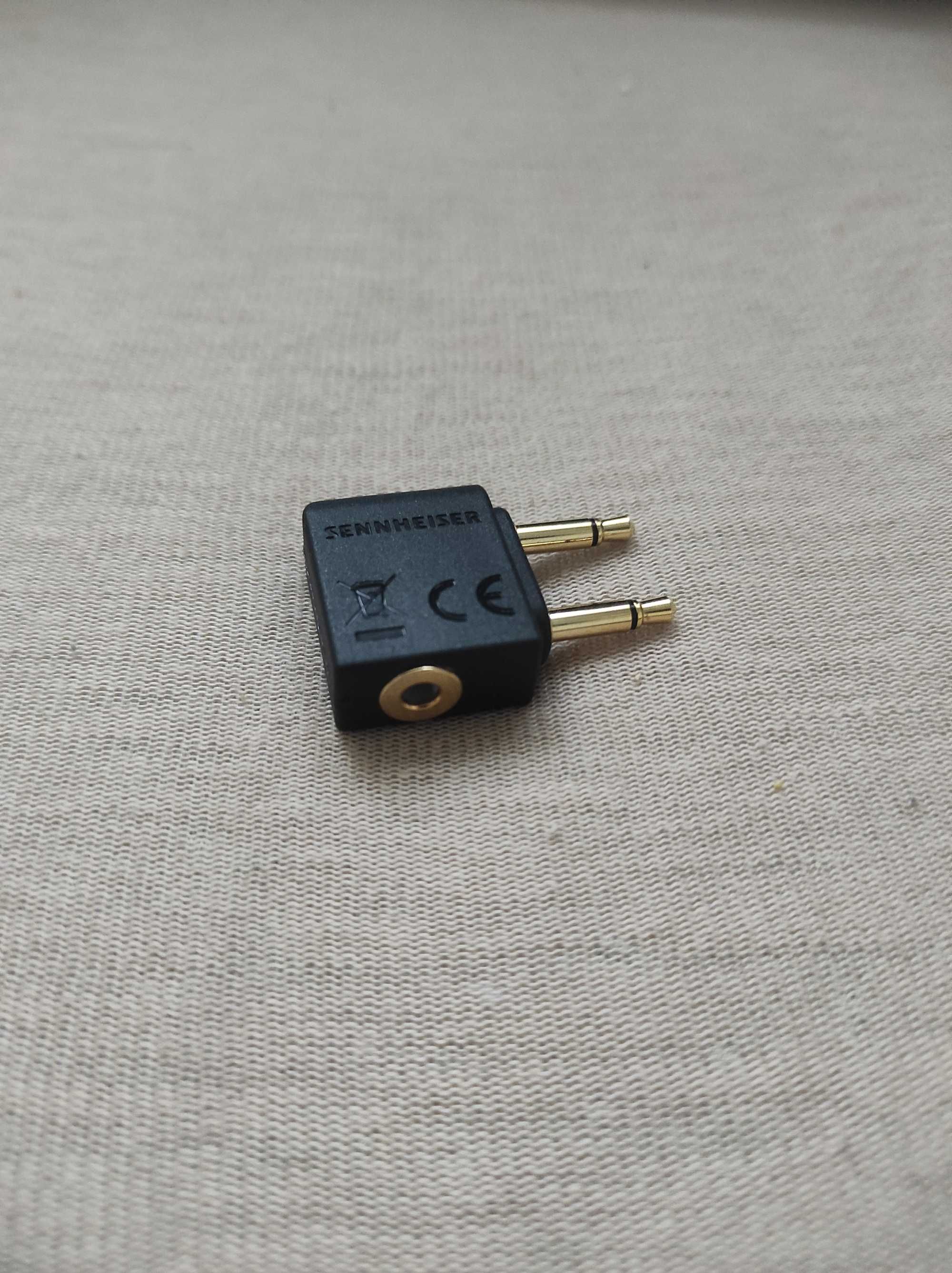 Adapter lotniczy, airline jack m.in. do modelu SENNHEISER MOMENTUM 4