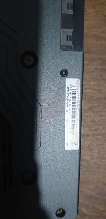 Видеокарта Zotac Triniti  RTX3070ti 8gb!