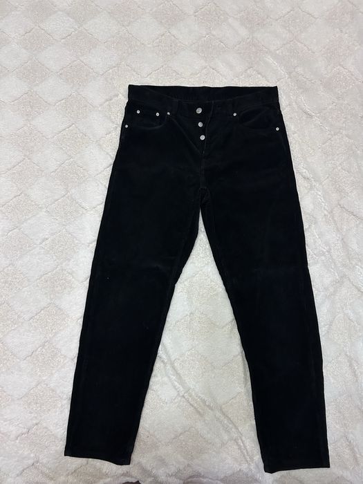 Джинси вельветові чорні