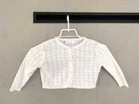 białe bolerko sweterek na komunię rozmiar 128 Cool Club