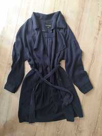 granatowy trencz top secret narzutka lekka oversize XS