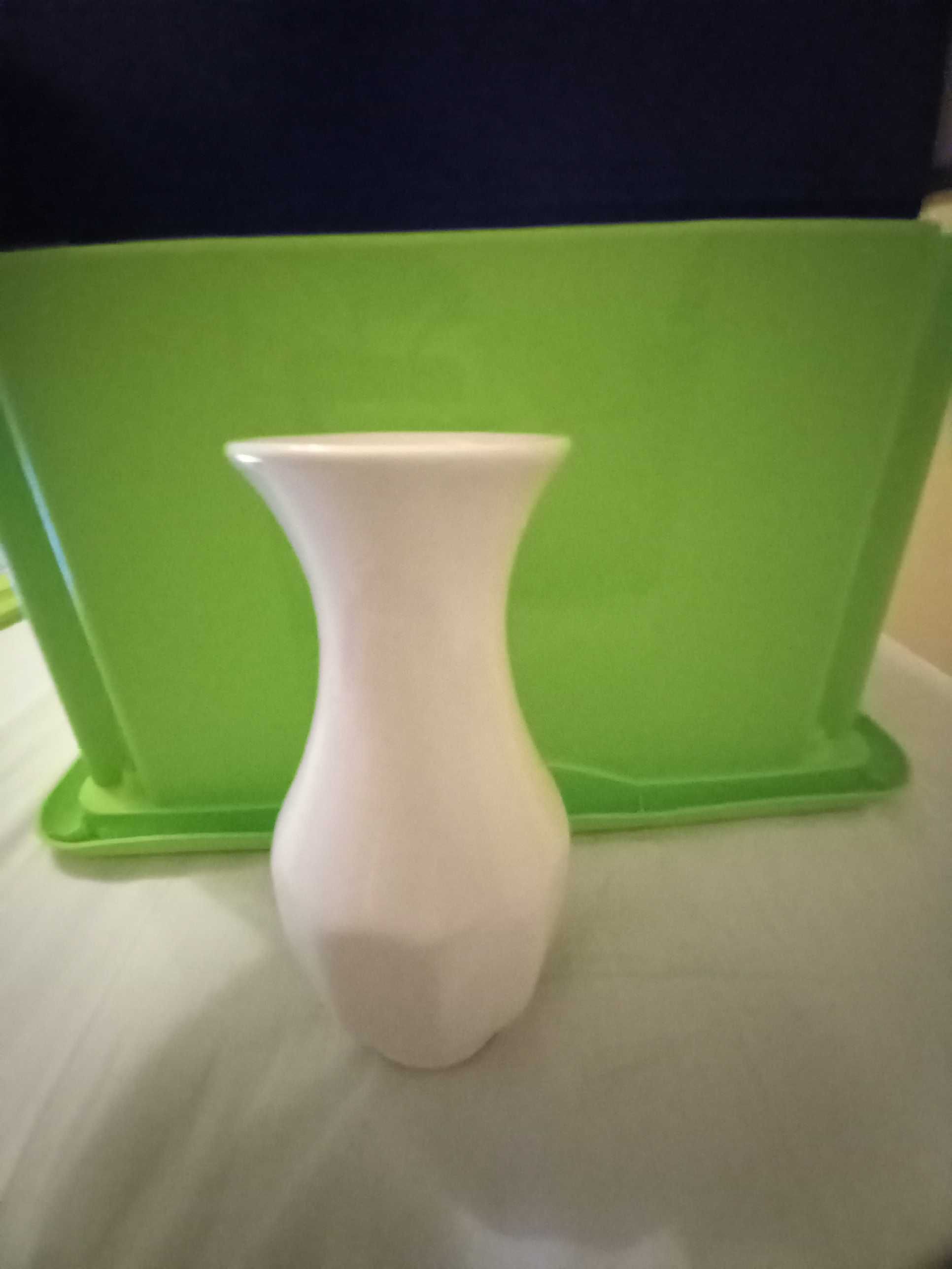 Wazon biały 18cm - Tanio