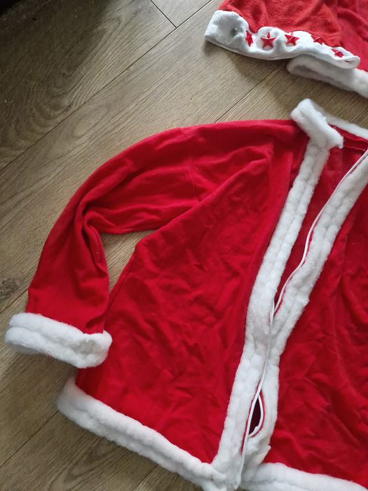 Strój karnawałowy Święty Mikołaj , Mikołajki,Gwiazdor + czapki