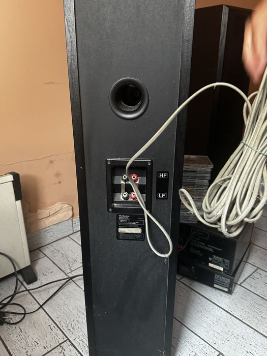Wieża Technics SA-EX510 i dwie kolumny SB-T200 + płyty gratis!