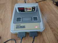 Super Nintendo + 8 gier