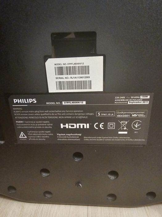 Telewizor Philips 37" 37PFL4606H/12