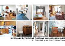 Do wynajęcia mieszkanie 2-pok.z osobną kuchnią, balkonem-Poleska